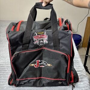 Justin boots/ Wrangler national finals rodeo Las Vegas , 2009 Duffle Boot Bag